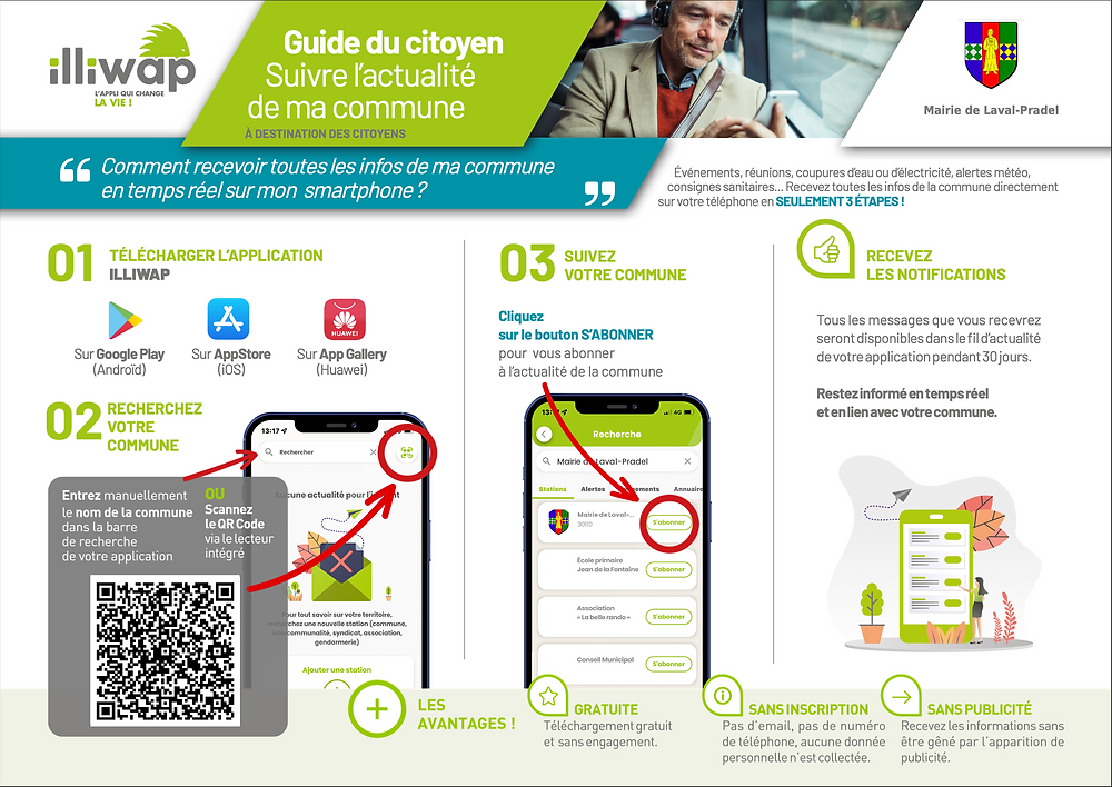 Application Illiwap - Commune connectée